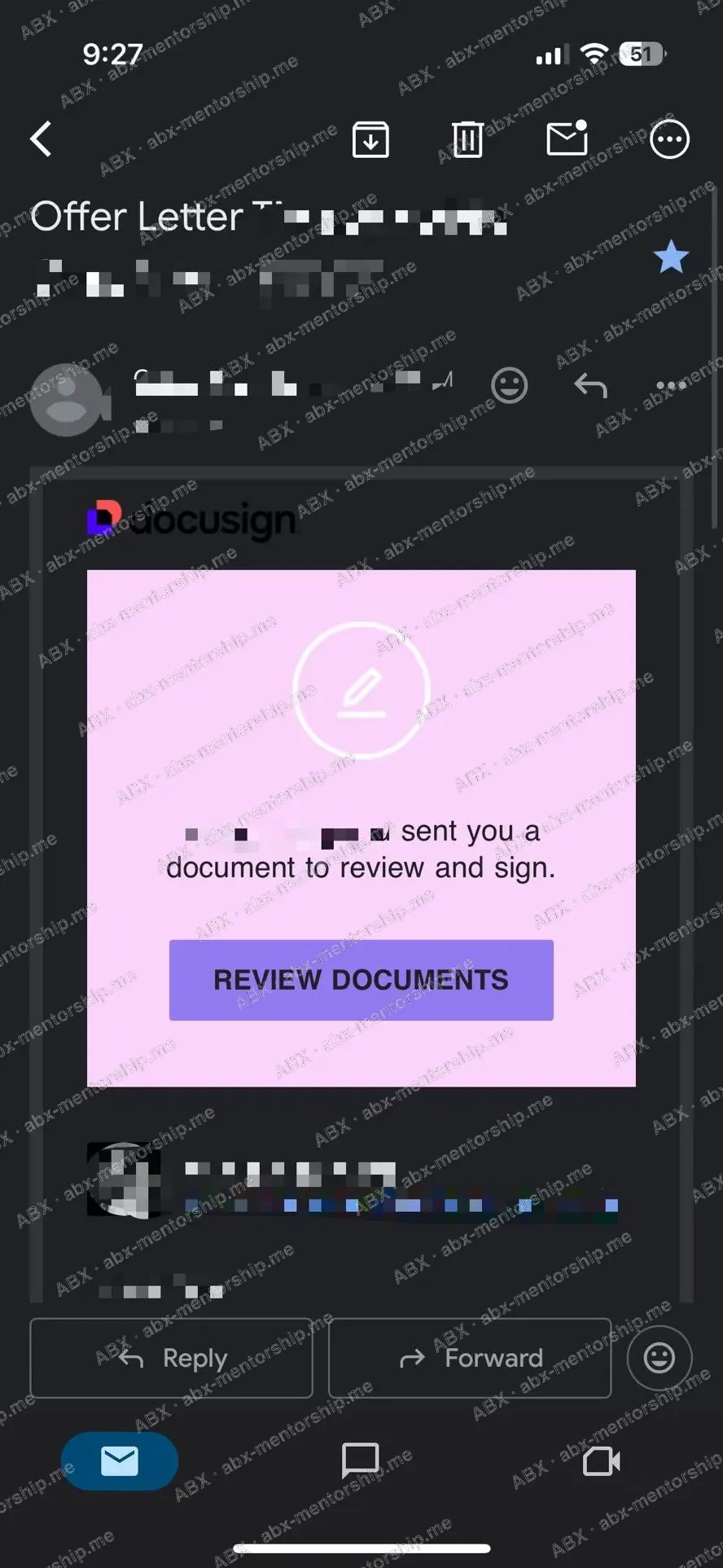 Real student screenshot