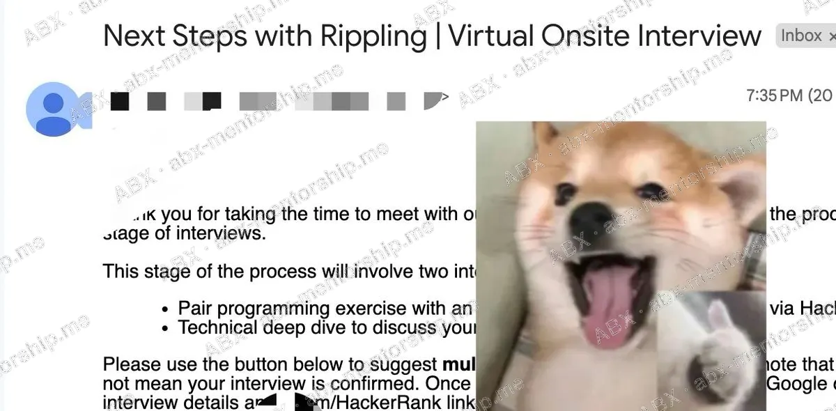 Real student screenshot
