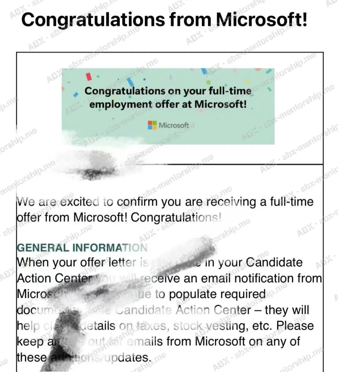 Real student screenshot